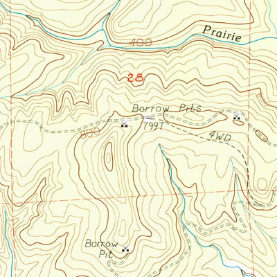 United States Geological Survey Rainbow Falls, WA (1986, 24000-Scale) digital map