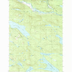 United States Geological Survey Rainbow Lake East, ME (1988, 24000-Scale) digital map