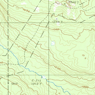United States Geological Survey Rainbow Lake East, ME (1988, 24000-Scale) digital map