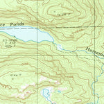 United States Geological Survey Rainbow Lake East, ME (1988, 24000-Scale) digital map