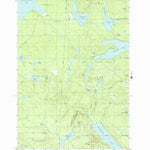 United States Geological Survey Rainbow Lake West, ME (1988, 24000-Scale) digital map
