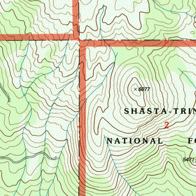 United States Geological Survey Rainbow Mountain, CA (1998, 24000-Scale) digital map
