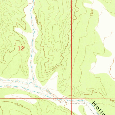 United States Geological Survey Rainbow Point, UT (1966, 24000-Scale) digital map