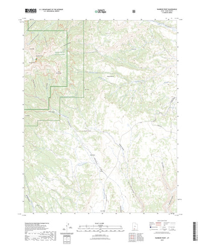 United States Geological Survey Rainbow Point, UT (2023, 24000-Scale) digital map