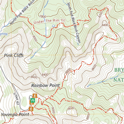 United States Geological Survey Rainbow Point, UT (2023, 24000-Scale) digital map