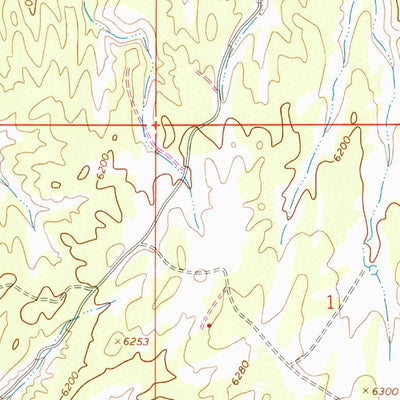 United States Geological Survey Rainbow, UT (1968, 24000-Scale) digital map