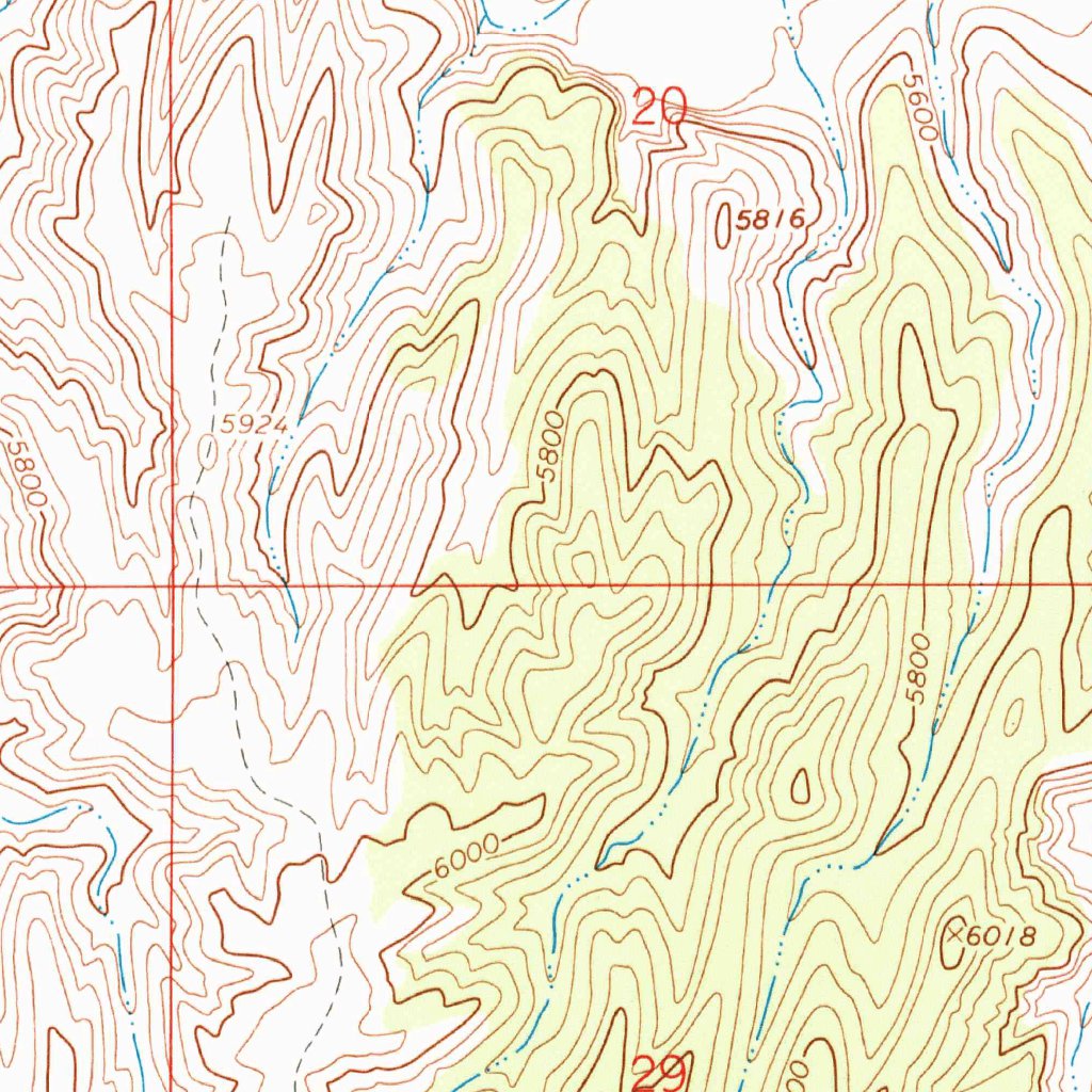 Map Scale Utah Rainbow, UT (1968, 24000-Scale) Map by United States Geological Survey ...