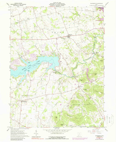 United States Geological Survey Rainsboro, OH (1961, 24000-Scale) digital map