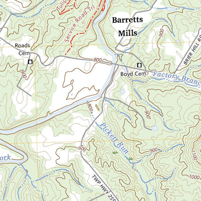 United States Geological Survey Rainsboro, OH (2023, 24000-Scale) digital map