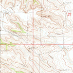 United States Geological Survey Rainy Creek, SD (1984, 24000-Scale) digital map