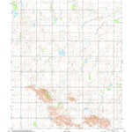 United States Geological Survey Rainy Mountain Creek, OK (1991, 24000-Scale) digital map