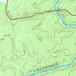 United States Geological Survey Rainy Mountain, GA-SC (1957, 24000-Scale) digital map