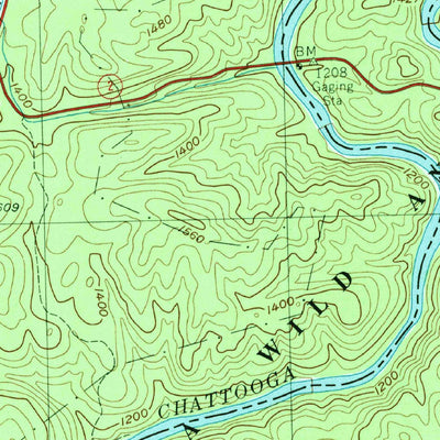 United States Geological Survey Rainy Mountain, GA-SC (1997, 24000-Scale) digital map