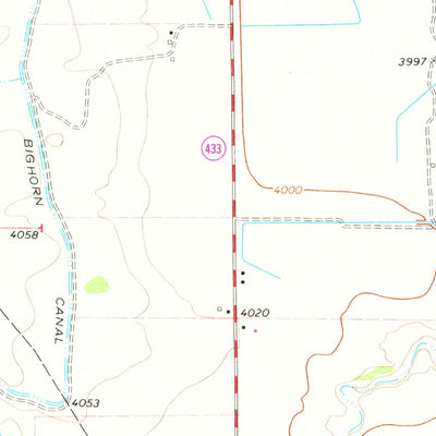 United States Geological Survey Rairden, WY (1967, 24000-Scale) digital map