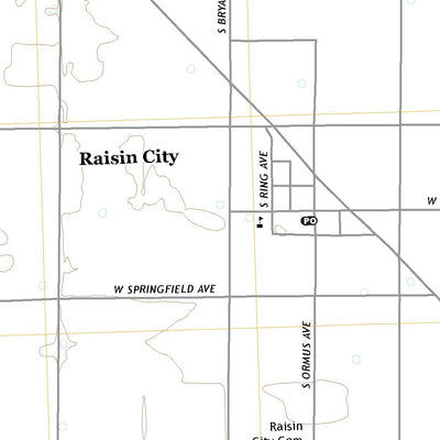 United States Geological Survey Raisin, CA (2021, 24000-Scale) digital map
