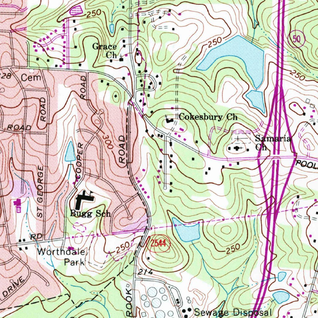Raleigh East, NC (1968, 24000-Scale) Map by United States Geological ...