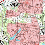 United States Geological Survey Raleigh East, NC (1993, 24000-Scale) digital map