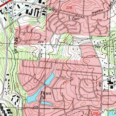 United States Geological Survey Raleigh East, NC (1993, 24000-Scale) digital map