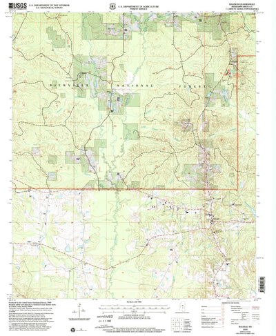 United States Geological Survey Raleigh, MS (2000, 24000-Scale) digital map