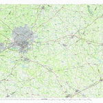 United States Geological Survey Raleigh, NC (1984, 100000-Scale) digital map