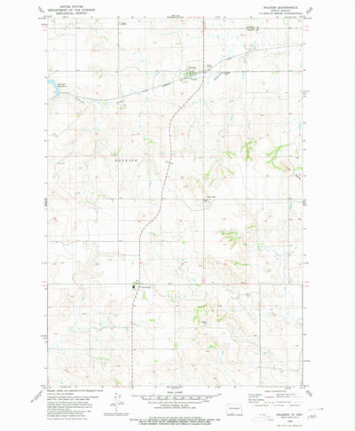 United States Geological Survey Raleigh, ND (1980, 24000-Scale) digital map