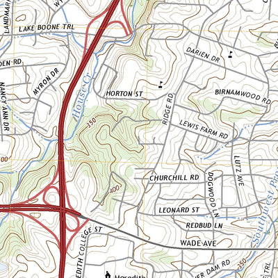 United States Geological Survey Raleigh West, NC (2022, 24000-Scale) digital map