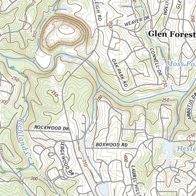 United States Geological Survey Raleigh West, NC (2022, 24000-Scale) digital map