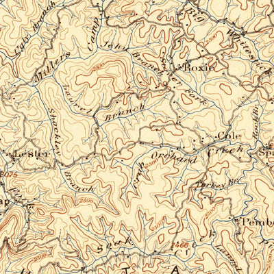United States Geological Survey Raleigh, WV (1897, 125000-Scale) digital map