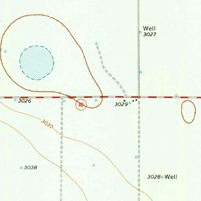 United States Geological Survey Ralls SE, TX (1967, 24000-Scale) digital map