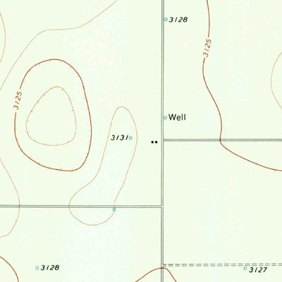 United States Geological Survey Ralls, TX (1967, 24000-Scale) digital map