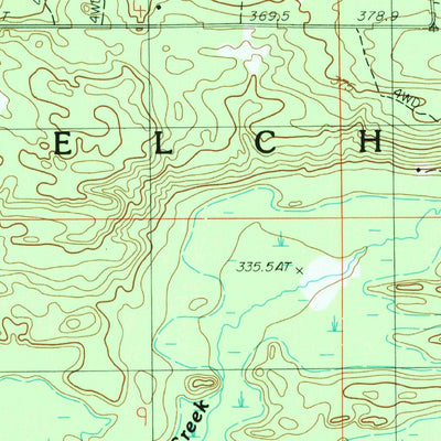 United States Geological Survey Ralph, MI (1986, 24000-Scale) digital map