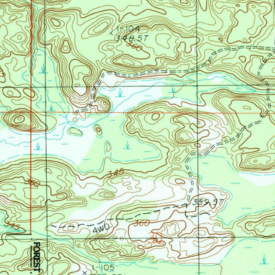 United States Geological Survey Ralph, MI (1986, 24000-Scale) digital map