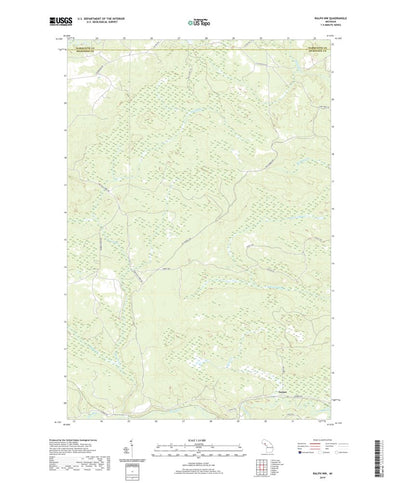 United States Geological Survey Ralph NW, MI (2019, 24000-Scale) digital map