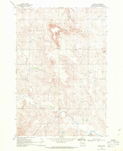 United States Geological Survey Ralph, SD (1968, 24000-Scale) digital map