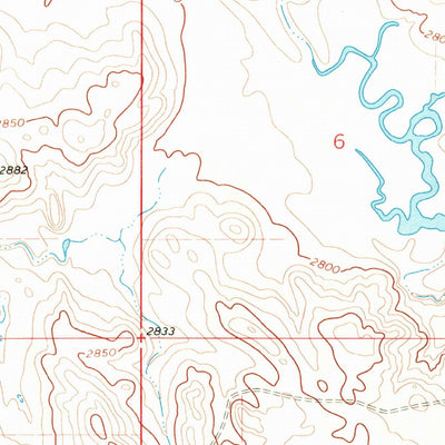 United States Geological Survey Ralph SW, SD (1968, 24000-Scale) digital map
