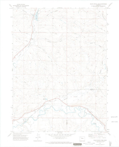 United States Geological Survey Ralph White Lake, CO (1971, 24000-Scale) digital map