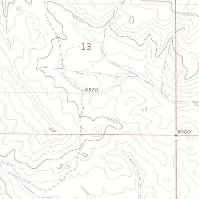 United States Geological Survey Ralph White Lake, CO (1971, 24000-Scale) digital map