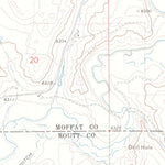 United States Geological Survey Ralph White Lake, CO (1971, 24000-Scale) digital map