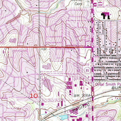 United States Geological Survey Ralston, NE (1956, 24000-Scale) digital map