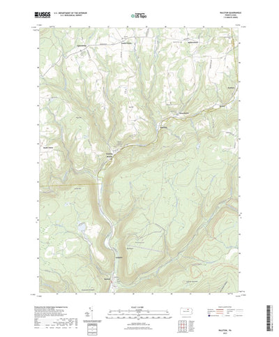United States Geological Survey Ralston, PA (2023, 24000-Scale) digital map