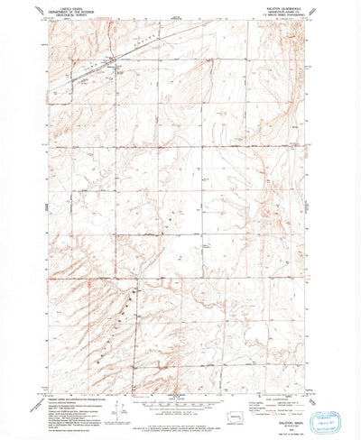 United States Geological Survey Ralston, WA (1972, 24000-Scale) digital map