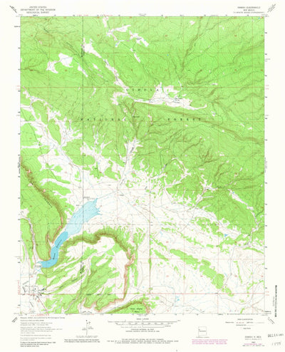 United States Geological Survey Ramah, NM (1963, 24000-Scale) digital map