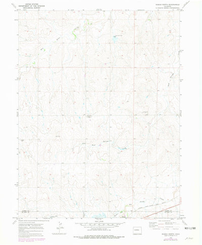 United States Geological Survey Ramah North, CO (1970, 24000-Scale) digital map