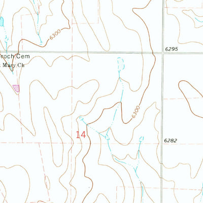 United States Geological Survey Ramah North, CO (1970, 24000-Scale) digital map