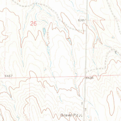 United States Geological Survey Ramah South, CO (1970, 24000-Scale) digital map