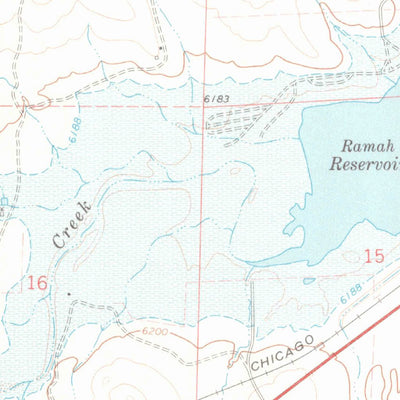 United States Geological Survey Ramah South, CO (1970, 24000-Scale) digital map