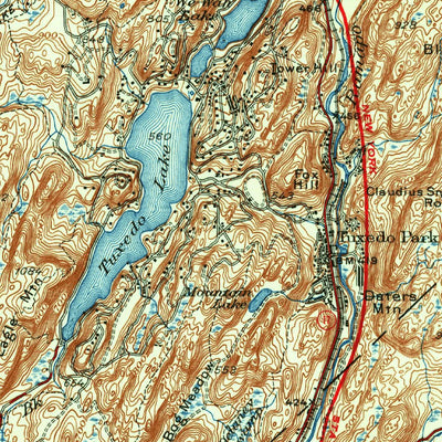 United States Geological Survey Ramapo, NY-NJ (1931, 62500-Scale) digital map