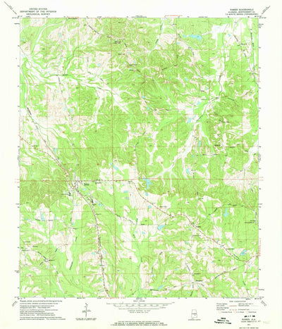 United States Geological Survey Ramer, AL (1971, 24000-Scale) digital map