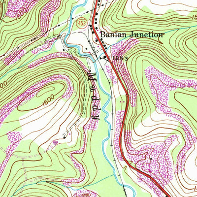 United States Geological Survey Ramey, PA (1945, 24000-Scale) digital map