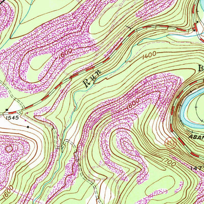 United States Geological Survey Ramey, PA (1945, 24000-Scale) digital map